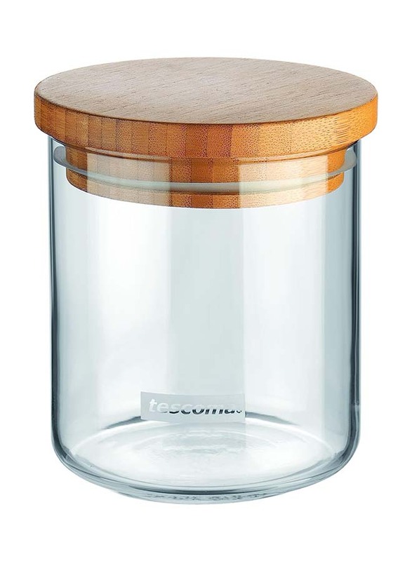 Tescoma Fiesta Food Jar, 0.5L, Clear/Brown