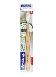 Trisa Natural Clean Medium Toothbrush, 1 Piece