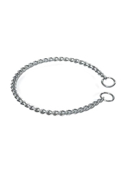 Beeztees Choke Chain with Round Links, 3mm x 50cm, Chrome Plated