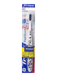 Trisa Feelgood Toothbrush, Medium, 1 Piece