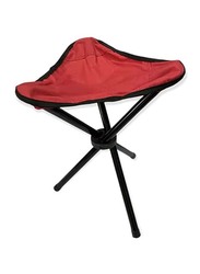 Portable Folding Beach Chair, Standard, Black/Red
