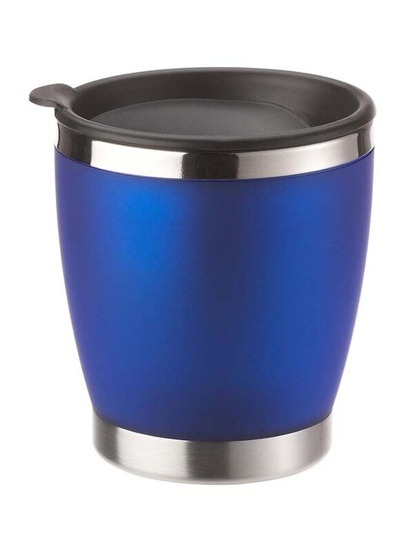 

Emsa 0.2 Ltr Stainless Steel City Insulated Drinking Cup, 504842, Blue