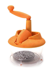 KITCHEN SOUQ Multipurpose Grater/ F1036, F1036, Clear/Orange