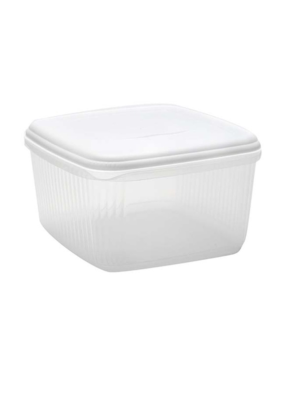 Addis Square Food Saver Container, 10L, Clear/Blue