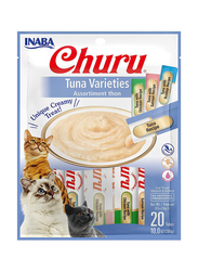 Inaba Tuna Varieties Creamy Puree Cats Wet Food, 20 x 0.5 Oz