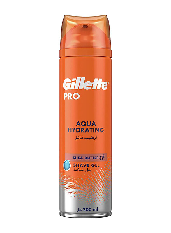 

Gillette Pro Aqua Hydrating Shea Butter Shave Gel, 200ml