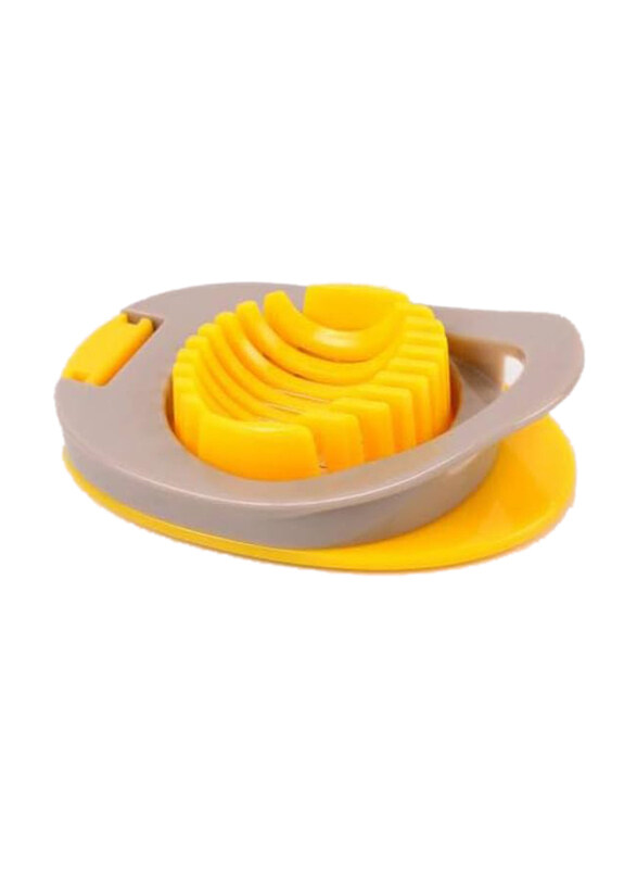 

Classy Touch Egg Cutter, Yellow/Grey