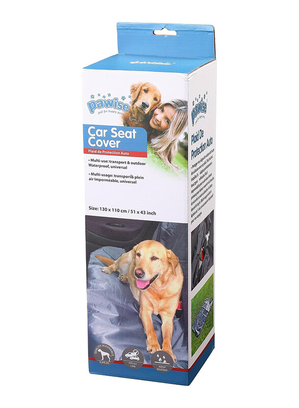 

Pawise Polyester Protective Car Seat Cover for Pet, 12512, Grey
