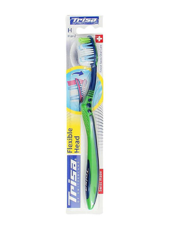Trisa Flexible Head Toothbrush, Hard, 1 Piece