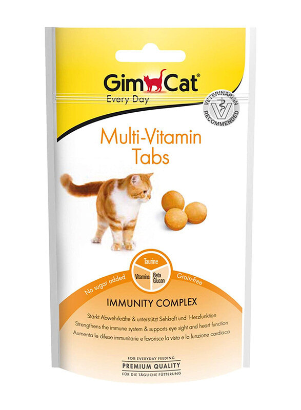 

GimCat Multivitamin Tabs for Cat, 40g, Multicolour