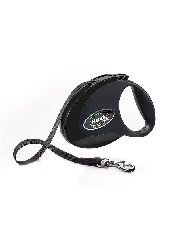 

Flexi Retractable Leash, Medium, 5m, Black