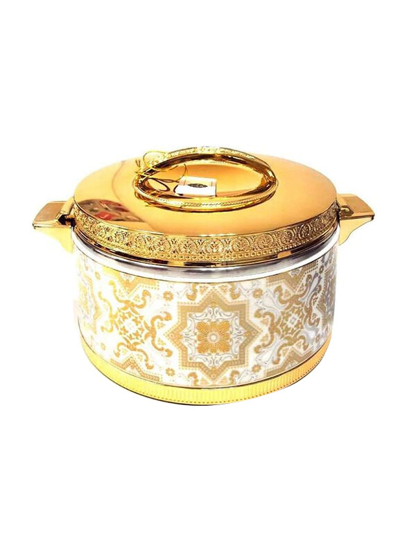 

LTR 5.5 Ltr Ceramics Hot Pot, HPC3-4, Gold/Silver