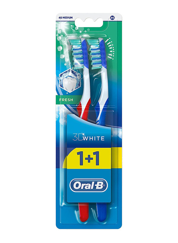 

Oral B 3D White Fresh Toothbrush, 2 Pieces