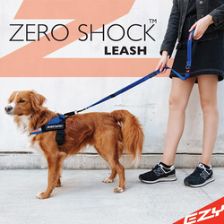 Ezy Dog Zero Shock Dog Lead, 48 inch, Blue