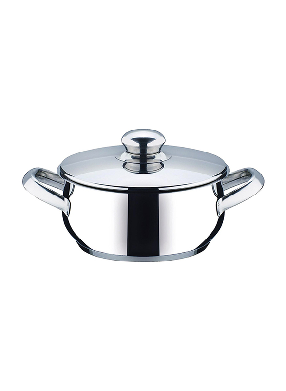 Tescoma 5.5 Ltr Stainless Steel Casserole With Lid Tulip, 733224, Silver