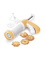 Tescoma Delicia Biscuit Maker & Cake Decorator, White/Yellow