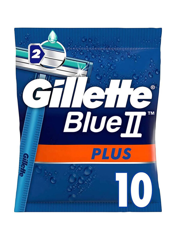 

Gillette Blue II Plus Disposable Razors, 10 Pieces
