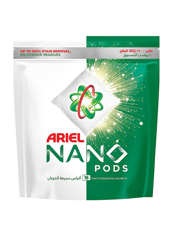 

Ariel Nano Pods Detergent Powder, 16 Pieces