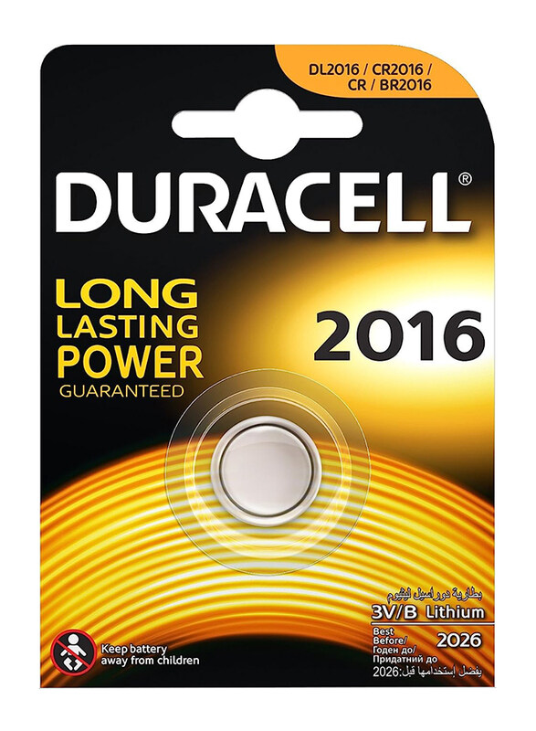 

Duracell Lithium Coins 3V Batteries, CR2016, Silver