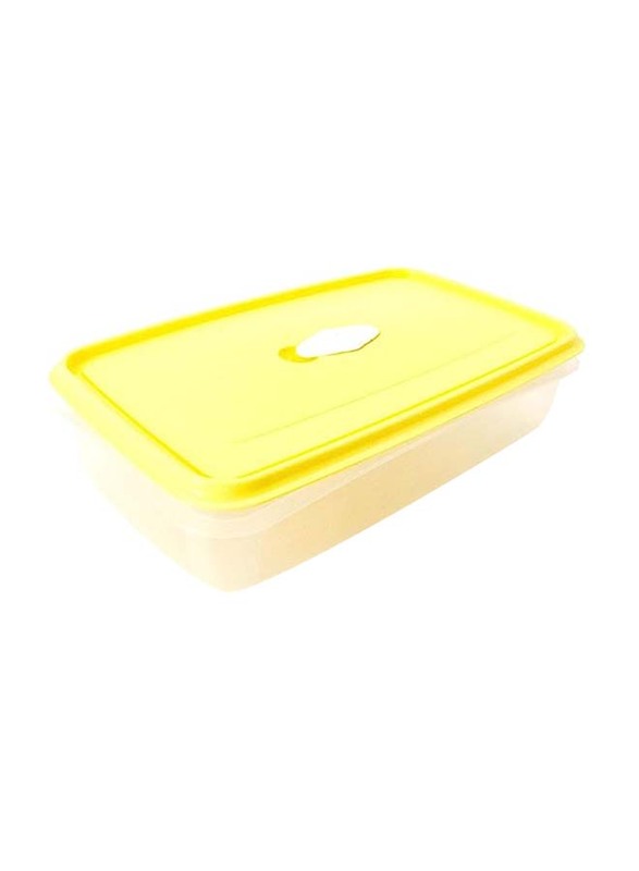 Rival Keep Fresh Food Container Box, 2L, Yellow/Clear