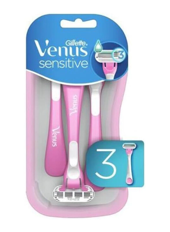 

Gillette Venus Sensitive Women's Disposable Razors, 3 Pieces