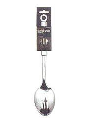 Progress Cooks Stainless Steel Slotted Spoon, SPON0083, Black