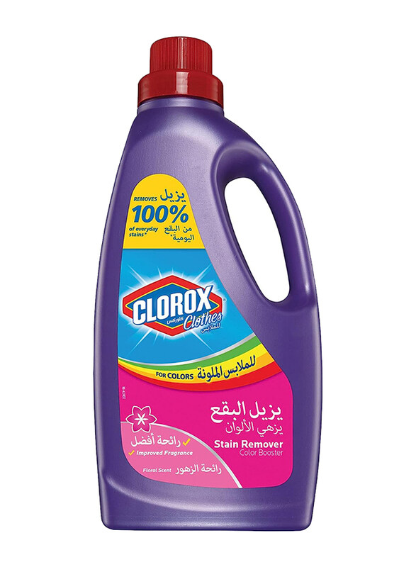 

Clorox Floral Scent Stain Remover & Color Booster for Colored Clothes, 1.8 Liters