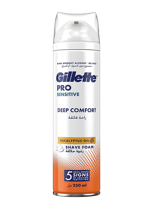

Gillette Pro Sensitive Deep Comfort Shave Foam, 250ml