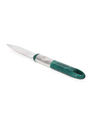 Kitchen Souq Small Paring Knife, Green/Silver