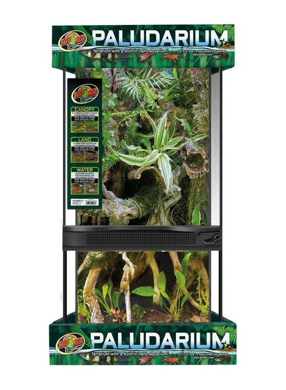 

Zoo Med Paludarium, 30 x 30 x 60cm, 15 L, Green/Brown