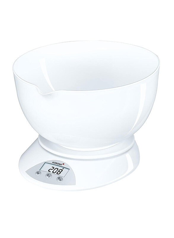 

Corona Jonah Plastic Kitchen Scale, White