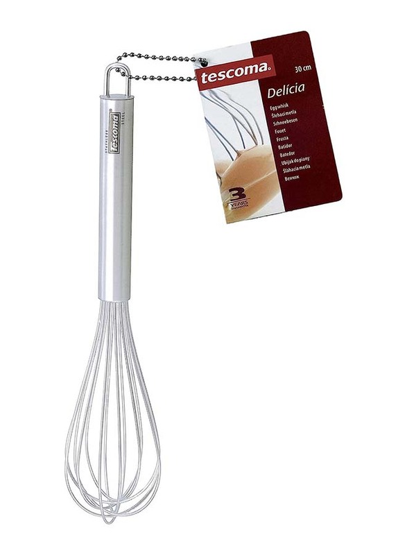 Tescoma 25cm Delicia Stainless Steel Egg Whisk, Silver