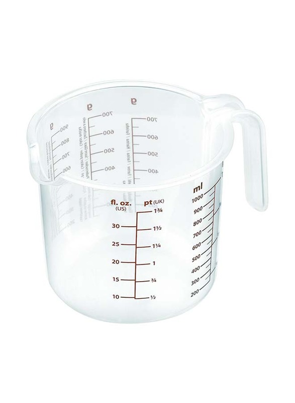 Tescoma 0.5L Delicia Measuring Baking Cup Vessel with Spout, Clear