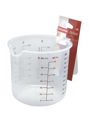 Tescoma 1-Liter Delicia Measuring Vessel with Spout, Clear