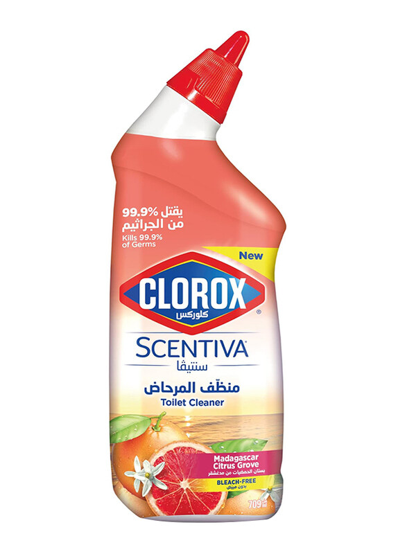 

Clorox Scentiva Toilet Cleaner Madagascar Citrus Grove Bleach Free Toilet Bowl Cleaner, 709ml