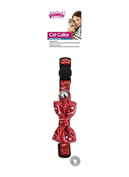 Pawise Cat Collar With Bowknot, 200g, Red