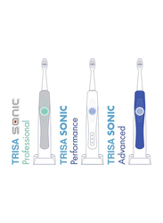 Trisa Sonic Medium Toothbrush Refill, 2 Pieces