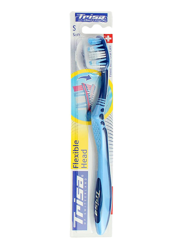 Trisa Flexible Head Toothbrush, Soft, 1 Piece