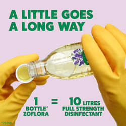Zoflora 3 in 1 Multipurpose Lavender Concentrated Disinfectant Cleaner, 250ml