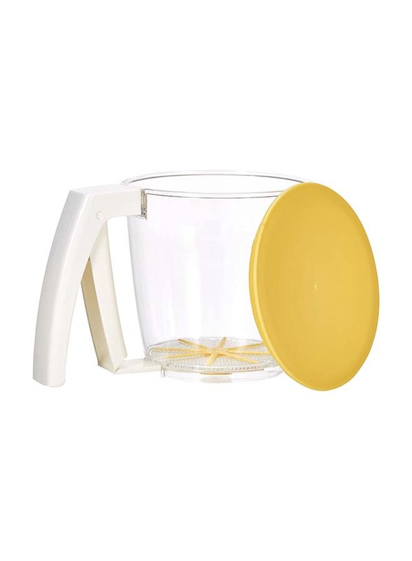 Tescoma Mechanic Sieve Sifters, Yellow/White/Clear