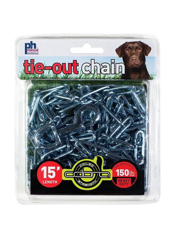 

Prevue Pet Products Tie Out Chain, 15 Feet, Silver