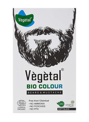 Vegetal Bio Permanent Beard & Moustache Colour, 100g, Black