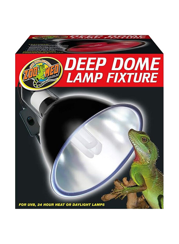 

Zoo Med Deep Dome Lamp Fixture, 100W, LF17, Multicolour