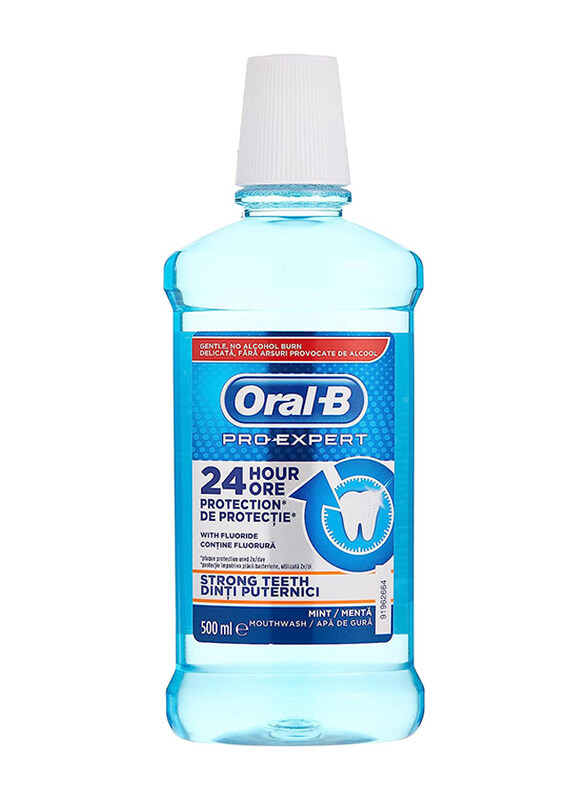 

Oral B Pro-Expert Strong Teeth Mint Mouthwash, 500ml