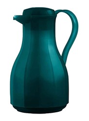 Emsa 1000ml Vieleck Quick Press Vacuum Flask, 514720, Turquoise