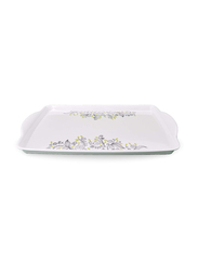 Malaplast Thailand 38cm Plastic Rectangle Tray, White