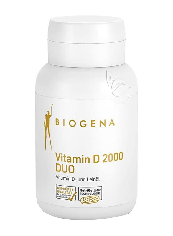 

Biogena Vitamin D 2000 Duo Gold Supplement, 60 Capsules