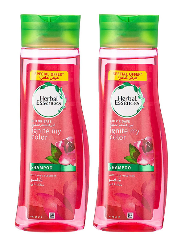 

Herbal Essences Ignite My Color Vibrant Rose Shampoo, 2 x 400ml