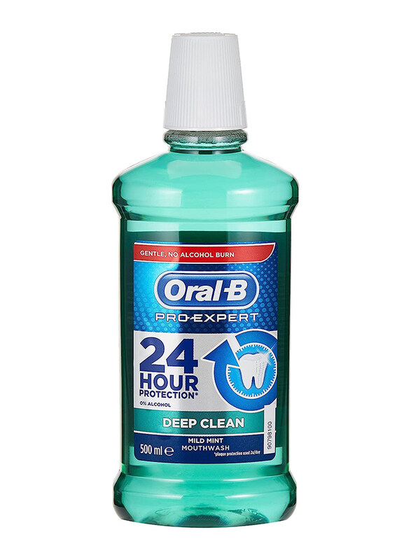 

Oral B Pro Expert 24 Hours Protection Deep Clean Mouthwash Dual Pack, 500ml