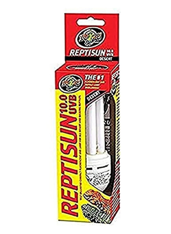 

Zoo Med ReptiSun 10.0 Mini Compact Fluorescent Lamp, 13W, Multicolour